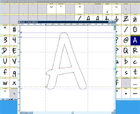 Fontlab studio creating a font fontcreater - magicalpowen