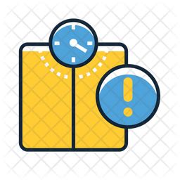 Obesity Icon - Download in Colored Outline Style