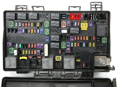 Fuse Panel 2001 Dodge Ram 1500 Fuse Box Diagram