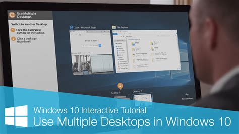 Use Multiple Desktops in Windows 10 | CustomGuide