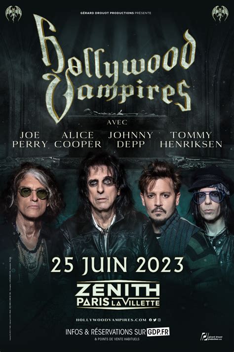 The Hollywood Vampires au Zénith de Paris - Sensation Rock - Webzine ...