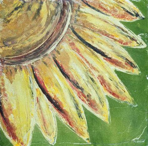 Sunflower in green - Art Gallery Studio Iguarnieri