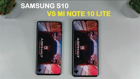 Xiaomi Mi Note 10 Lite vs Samsung Galaxy S10 Comparison: Fingerprint, Speedtest, Camera - GSM ...