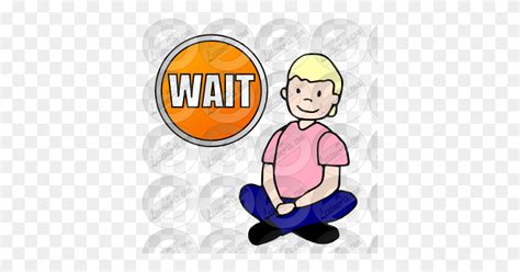 Wait Clipart - Waiting Clipart - FlyClipart