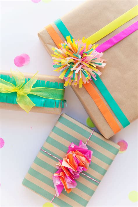 3 FUN WAYS TO WRAP WITH TISSUE PAPER - Tell Love and Party