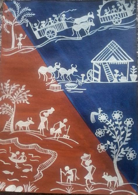 Warli Tribal Art Of India - Download Free Mock-up