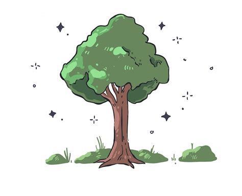 Premium Vector | Tree . tree doodle