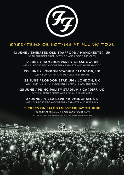 Foo Fighters Tour Dates 2024 Uk - Sile Yvonne