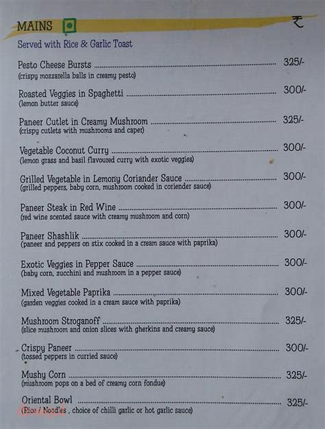 Menu of Home Chef, Dadar West, Mumbai | Dineout