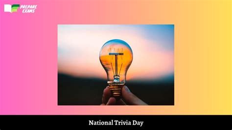 National Trivia Day – January 4, 2024 - PrepareExams