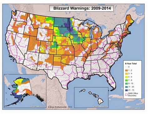 Brian B's Climate Blog: U.S. Winter Weather Advisories and Warnings