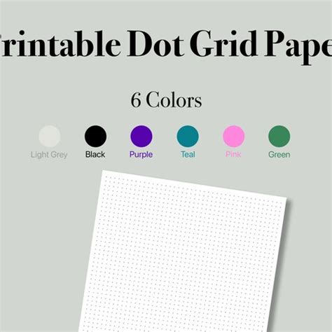free printable dot grid paper - printable dot paper quarter inch dotted grid paper free ...