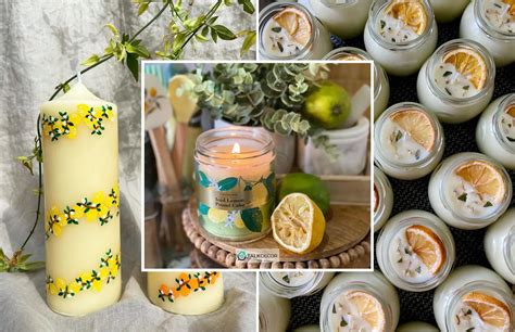 How to Use Lemon for Your Summer Decorative Candle - Talkdecor