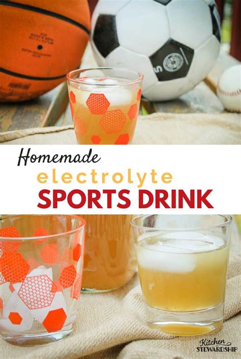 Homemade Electrolyte Replacement Sports Drink Recipe