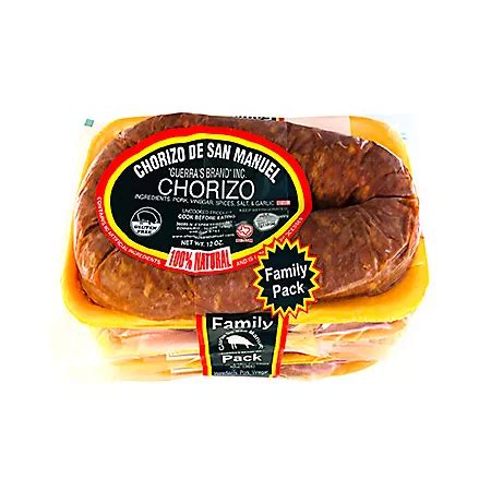 Chorizo De San Manuel Pork Chorizo Family Pack (12 oz. per pk., 4 pk.) - Sam's Club