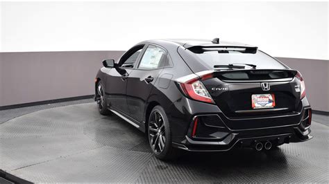 2020 Black Honda Civic 4D Hatchback #3731 - YouTube