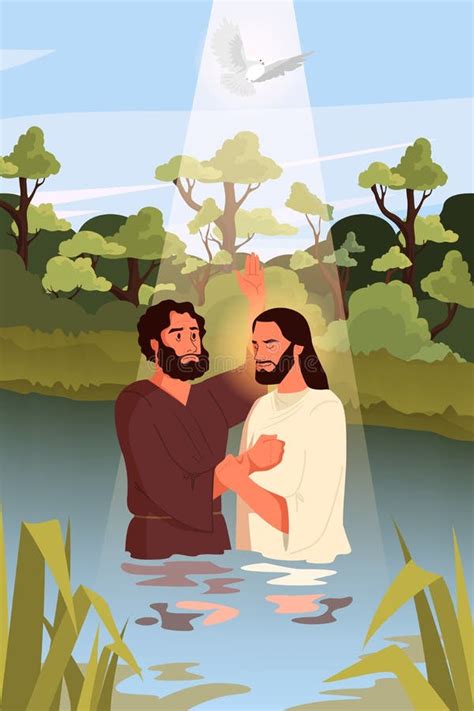 The Baptism Of Jesus Clipart