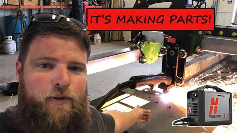 DIY CNC Plasma Table Cutting Steel | It finally cuts! - CNC LASER