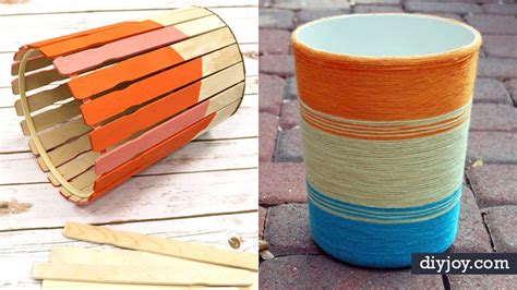 32 Impressive DIY Trash Cans