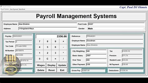 Database Design For Payroll Management System Free Source Code | Hot ...