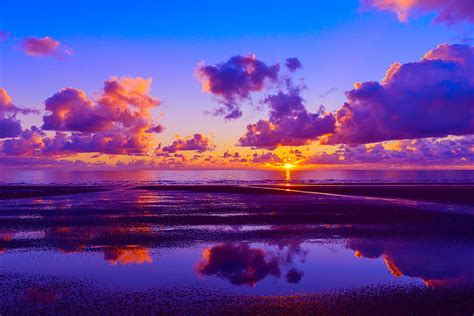 Sunset Horizon Background - 492919. Beach sunset , Sunset , Landscape ...