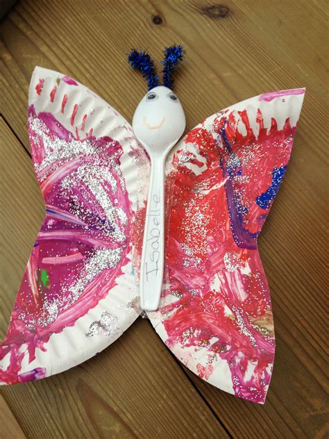 Paper plate butterfly