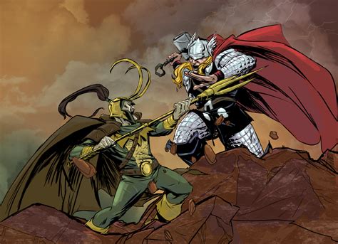 Thor VS Loki by greenestreet on DeviantArt