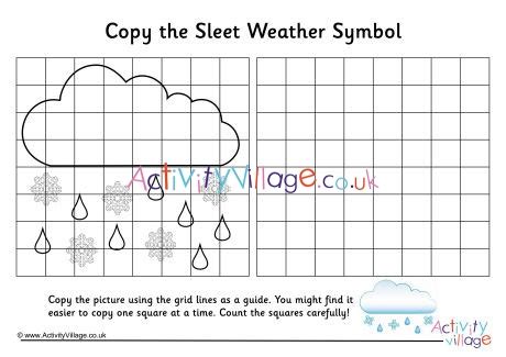 Sleet Weather Symbol Grid Copy