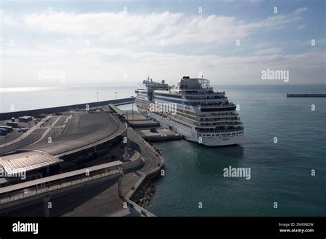 Cruise Ship, Port, Marseille, South of France, France, Europe Stock ...