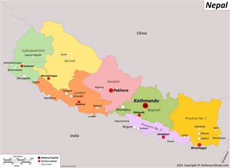 Nepal Map | Maps of Federal Democratic Republic of Nepal