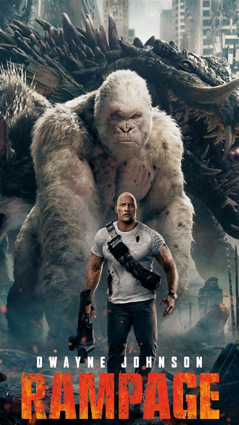 WALLPAPERS HD: Dwayne Johnson Rampage White Gorilla