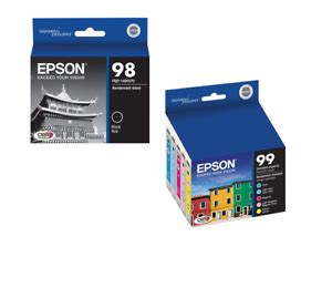 New Genuine Epson 98 99 6PK Ink Cartridges Artisan 725 Artisan 837 Artisan 800 10343869622 | eBay