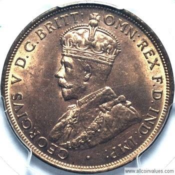 1911 Australian penny value