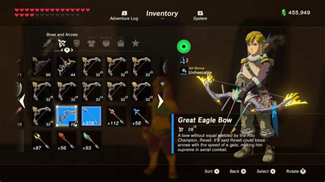 Legend of zelda breath of the wild weapons - infomi