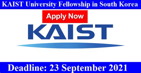 KAIST University Fellowship in #SouthKorea | #Jobs/ #Internships/ #Scholarships/