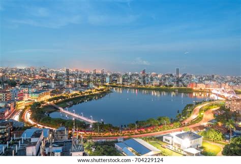 Urban Night Skyline Dhaka Bangladesh Stock Photo (Edit Now) 704229124