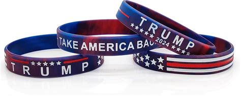 Direct 4 Trump Keep America Great for President 2020 Silicone Bracelets - Inspirational ...