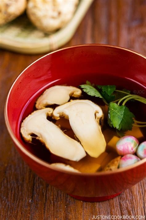 Matsutake Soup • Just One Cookbook