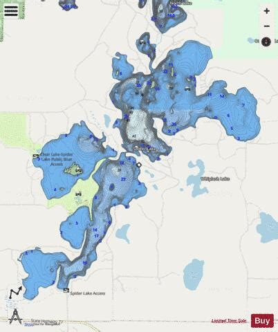 Fawn Lake Fishing Map | Nautical Charts App