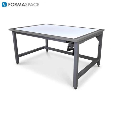 Height Adjustable Drafting Table with Lighted Surface | Formaspace