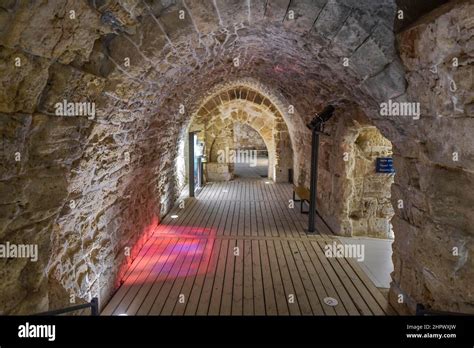 Crusader Fortress, Acre, Israel Stock Photo - Alamy