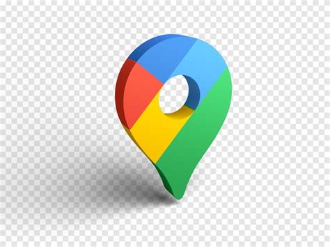 Premium PSD | Google maps logo 3d render