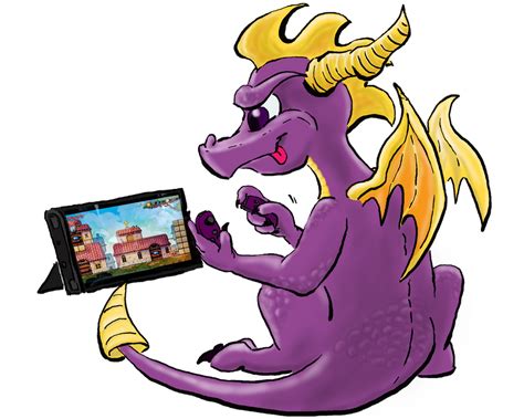 Spyro Switch by buzzthebatgirl on DeviantArt