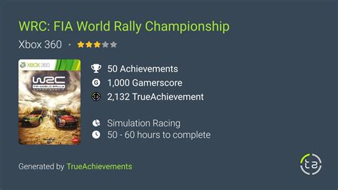 WRC: FIA World Rally Championship Achievements | TrueAchievements