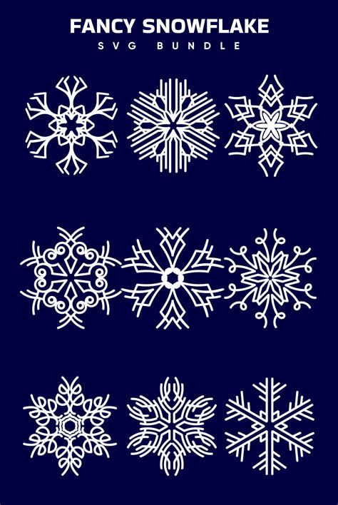 Fancy Snowflake SVG – MasterBundles