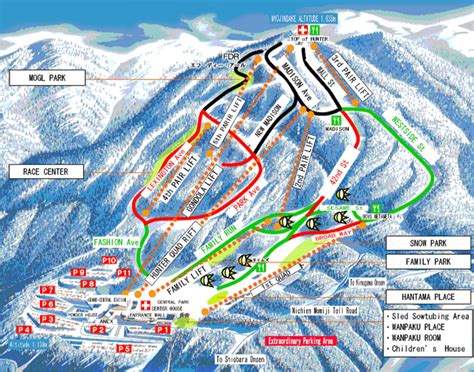 Hunter Mountain Piste Map | trails & marked ski runs | SNO