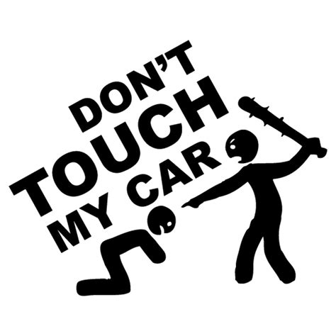 Sticker JDM Don't Touch My Car