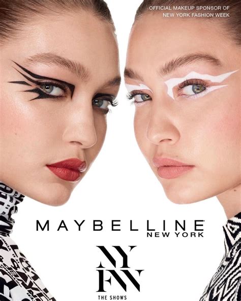 Gigi Hadid, Adriana Lima Maybelline NYFW Ads