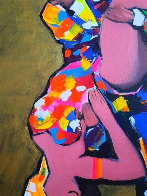 Tango arlecchino Painting by Andrea Ortuño | Saatchi Art