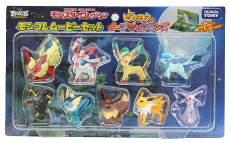 Authentic Pokemon Sylveon Eevee Friends Takaratomy Movie Set of 9 ...